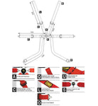 Cinturon de Seguridad OMP 6 Puntas 2" Homologado FIA