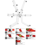 Cinturon de Seguridad OMP 6 Puntas 2" Homologado FIA