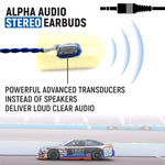 Auriculares mono para radios de carreras Rugged