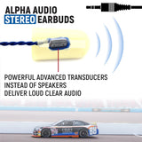 Auriculares mono para radios de carreras Rugged